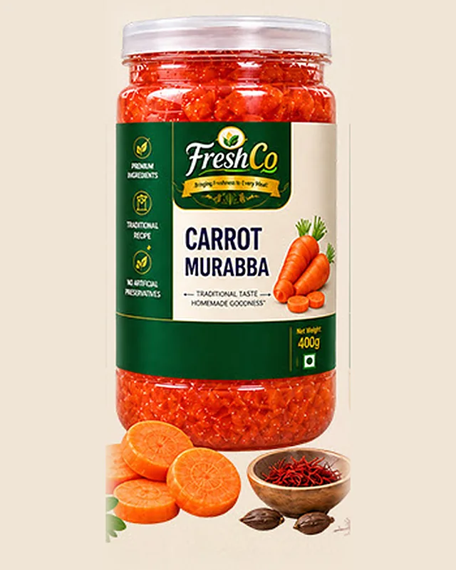 FreshCo Carrot Murabba 400g — PET Jar