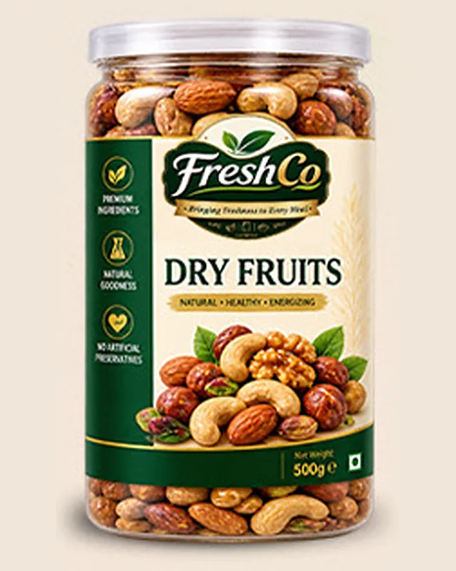 FreshCo Dry Fruits 500g — PET Jar