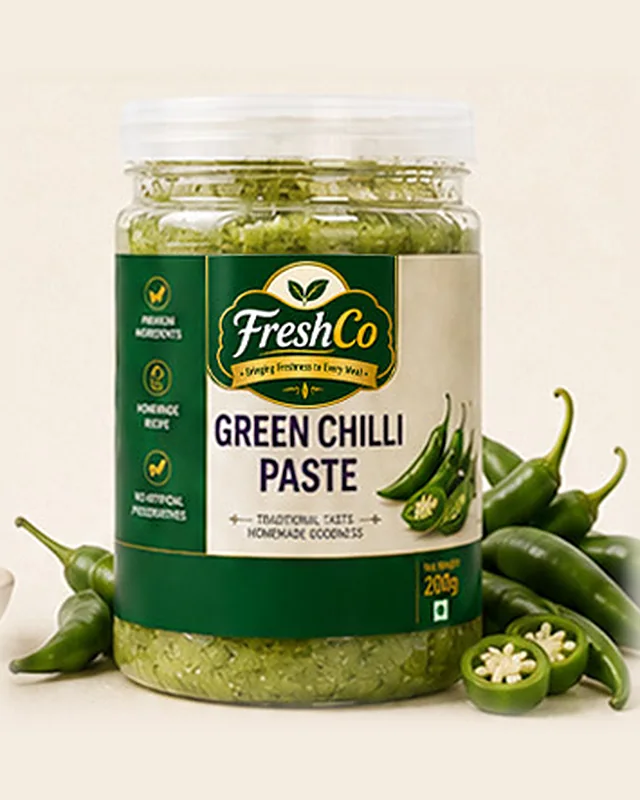 FreshCo Green Chilli Paste 450g — PET Jar