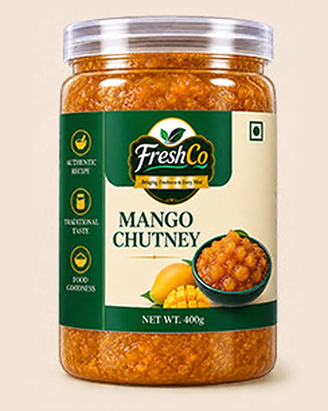 FreshCo Mango Chutney 400g — PET Jar