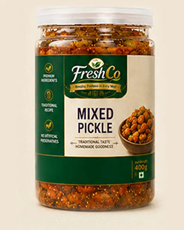 FreshCo Mixed Pickle 400g — PET Jar